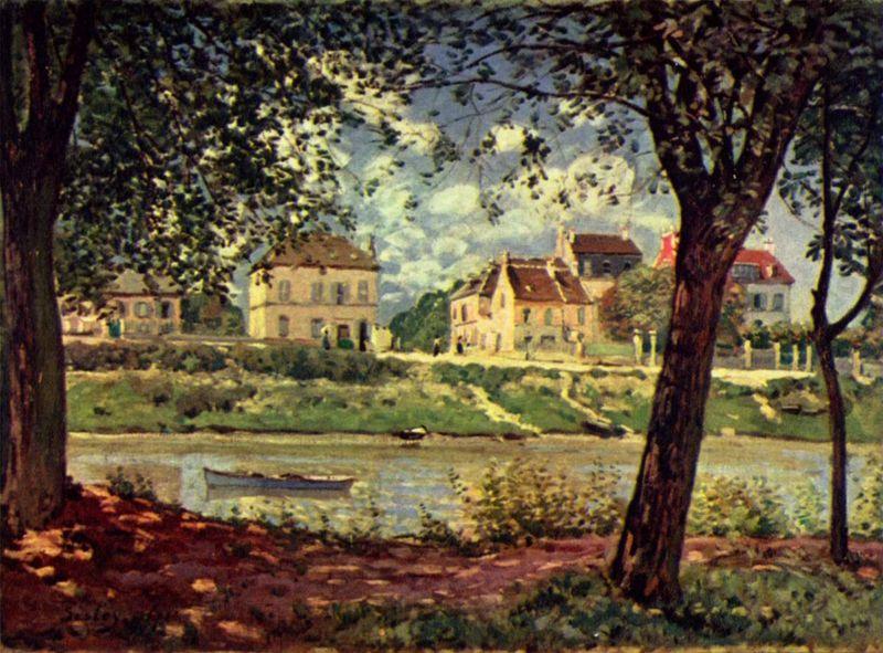 Alfred Sisley Seine bei Saint Mammes France oil painting art